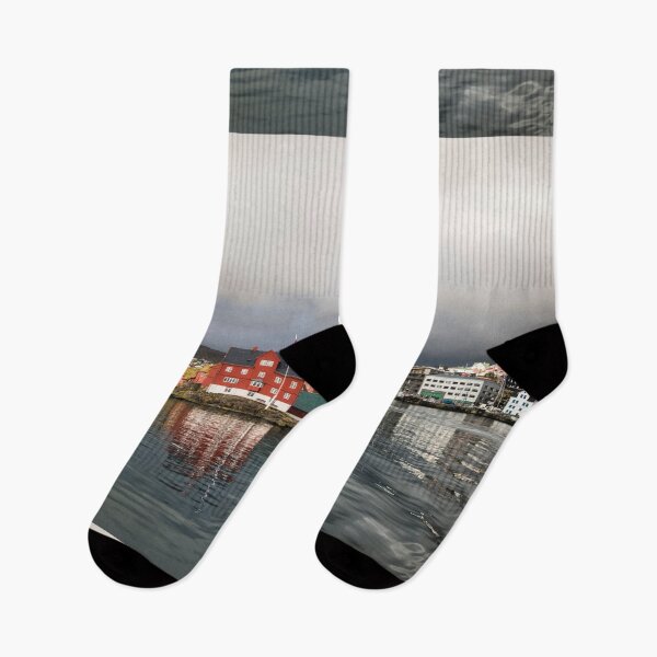 Item preview,  Torshavn, view from the water designed and sold by Dreamscape Eclectic .