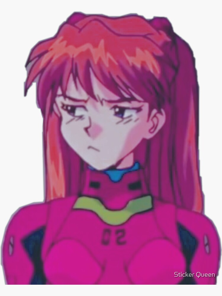 Pouty Anime Stickers Redbubble