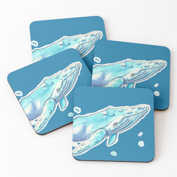Item preview, Joakim - Watercolor Whale designed and sold by Elena Casiglio.