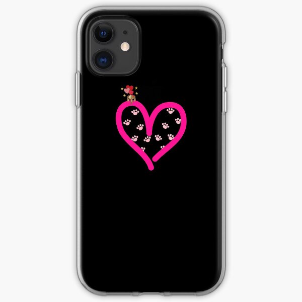 Cavalier King Charles Spaniel Dog in my Heart Paw Love iPhone Soft Case