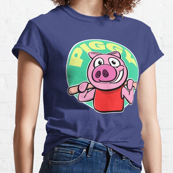 Roblox Piggy T Shirts Redbubble - como dibujar a puppet roblox