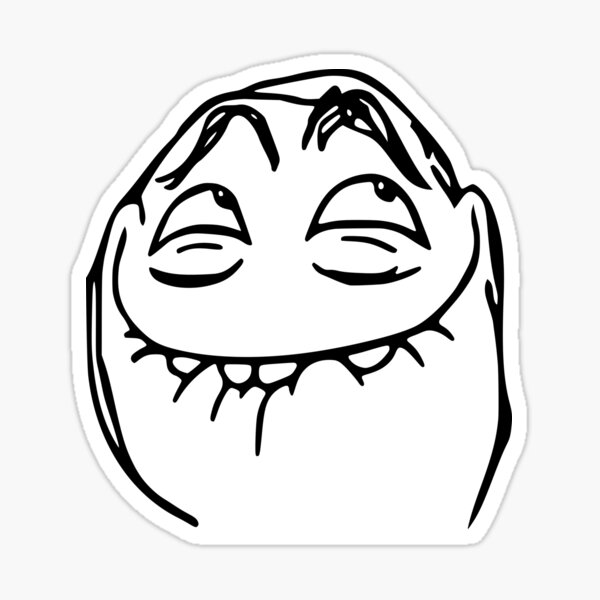 Trollface Sticker