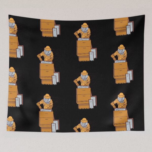 Item preview, beekeeper illustration  designed and sold by pirminio.