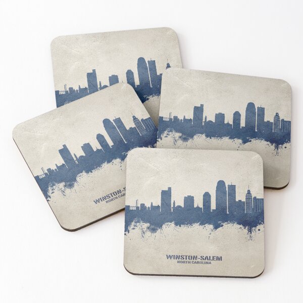 Item preview, Winston-Salem North Carolina Skyline designed and sold by ArtPrints.