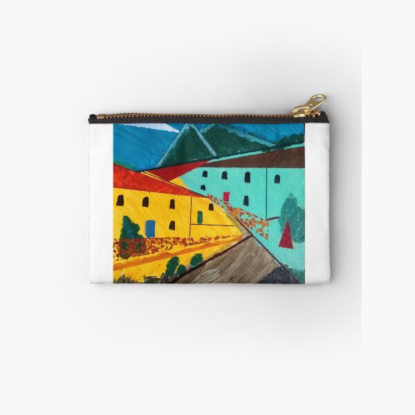 Item preview, Village Scene Abstract designed and sold by ArtinyourHeart.