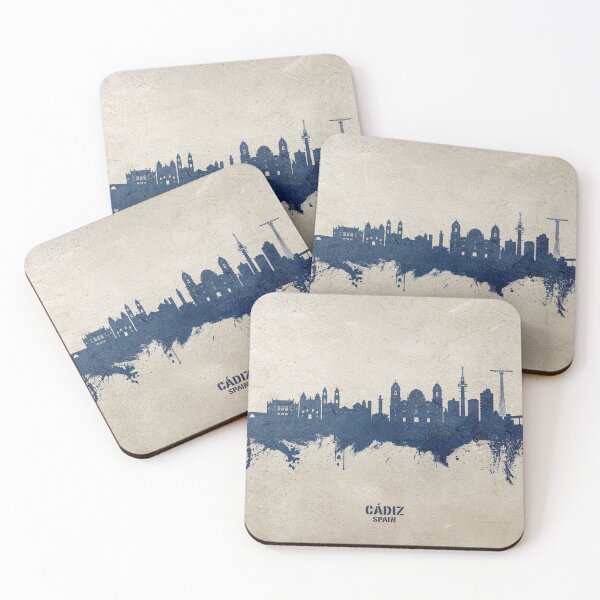 Item preview, Cádiz Spain Skyline designed and sold by ArtPrints.
