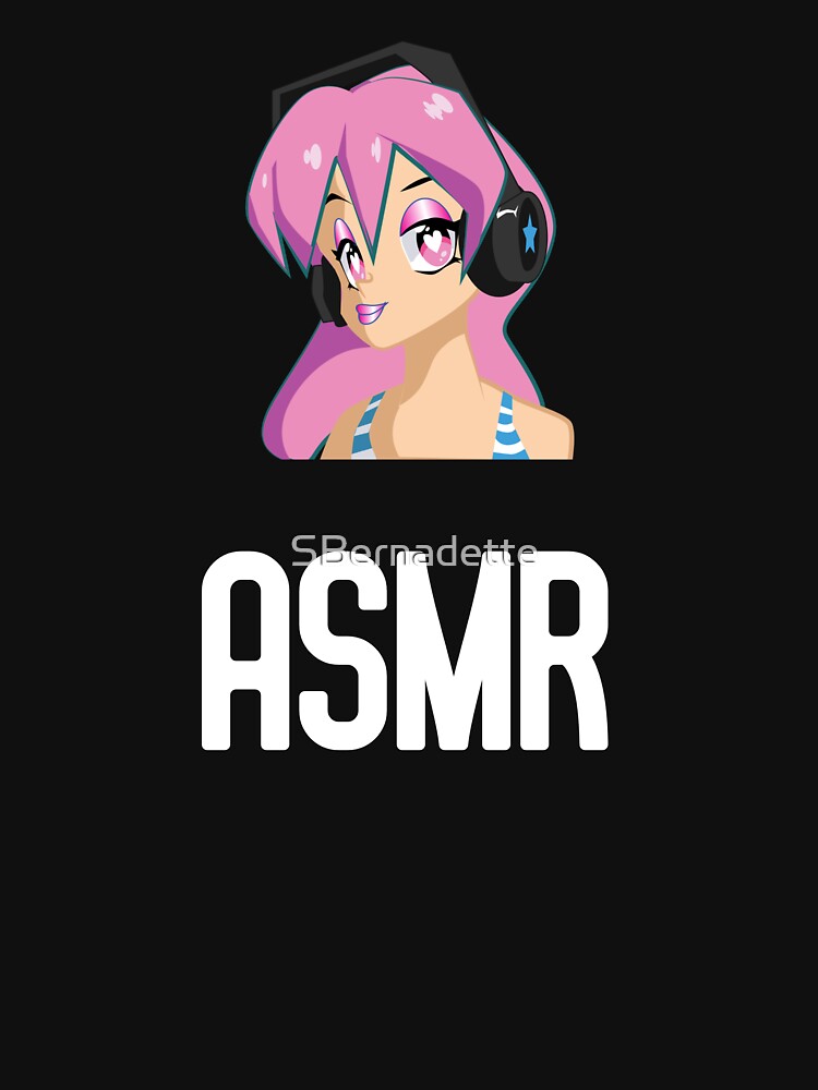Artwork view, Cartoon ASMR with headphones designed and sold by SBernadette