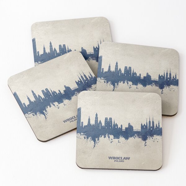 Item preview, Wroclaw Poland Skyline designed and sold by ArtPrints.