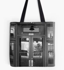 Double Doors in Globe Tote Bag