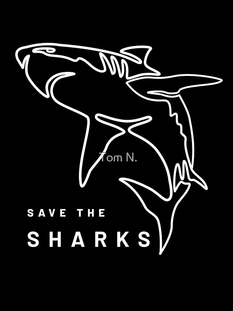 Aesthetic Shark Shirt with One Line Drawing - Save the Sharks Shirt - Ocean  Shirt for Shark Lovers - Animal Rights - Animal Liberation Shirt Kids  T-Shirt for Sale by Tom N.