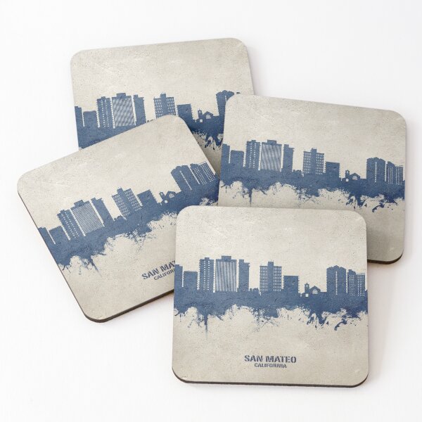 Item preview, San Mateo California Skyline designed and sold by ArtPrints.
