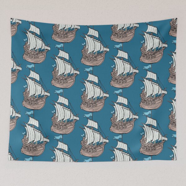 Item preview, simple drawing of an old sailing ship designed and sold by duxpavlic.