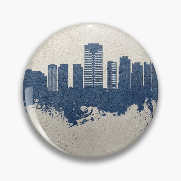Item preview, Long Beach California Skyline designed and sold by ArtPrints.