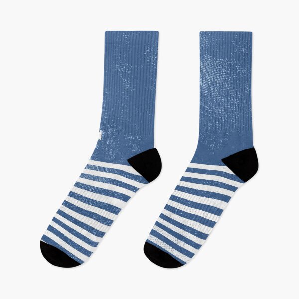 Item preview, Vintage anchor for regatta with stripes blue white nautical marine vintage designed and sold by wunderfamily.