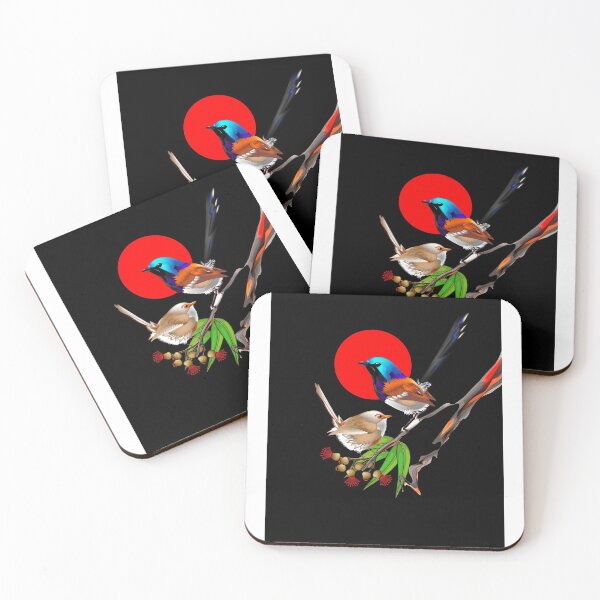 Item preview, 2 Variegated Fairy Wrens designed and sold by Graham Colton.