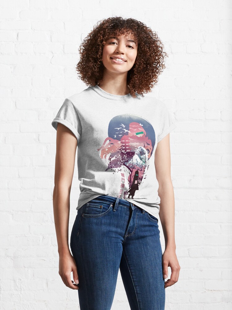 Alternate view of Fantasy Anime Demon Slayer Kamado Nezuko Awesome Arts Classic T-Shirt