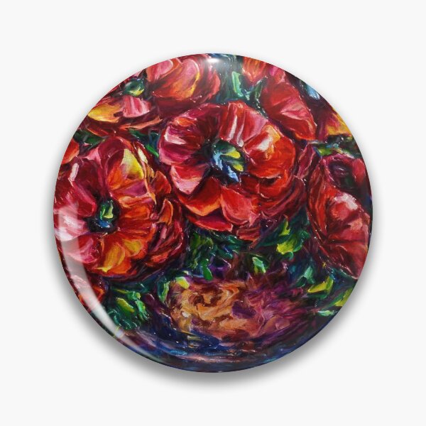 Item preview, Red Poppies In A Vase designed and sold by Rocky Mountain Artistry.