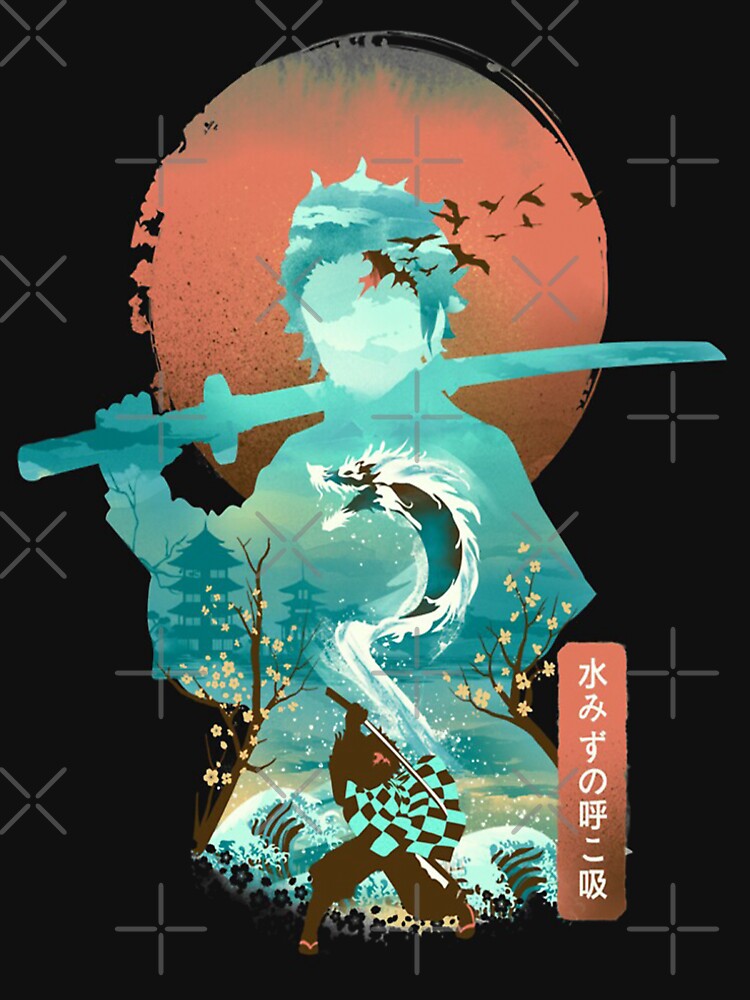 Demon Slayer Adventure Anime Tanjiro Kamado Awesome Art by JeannieMark19