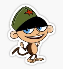 Monkey Cracker - New Girl Sticker