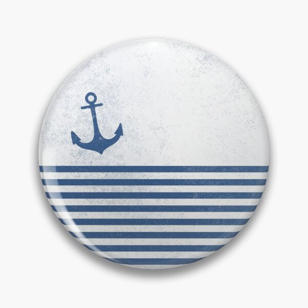 Item preview, Regatta anchor with stripes white blue vintage nautical marine for captains & amp; amp; amp; amp; amp; amp; amp; amp; amp; amp; amp; amp; amp; amp; amp; amp; amp; amp; amp; amp; amp; amp; amp; amp; amp; amp; amp; amp; Boat owner designed and sold by wunderfamily.