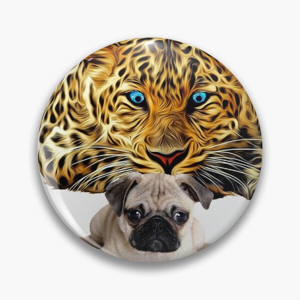 Item preview, Oblivious Pug Puppy designed and sold by RedBubbleBoom.
