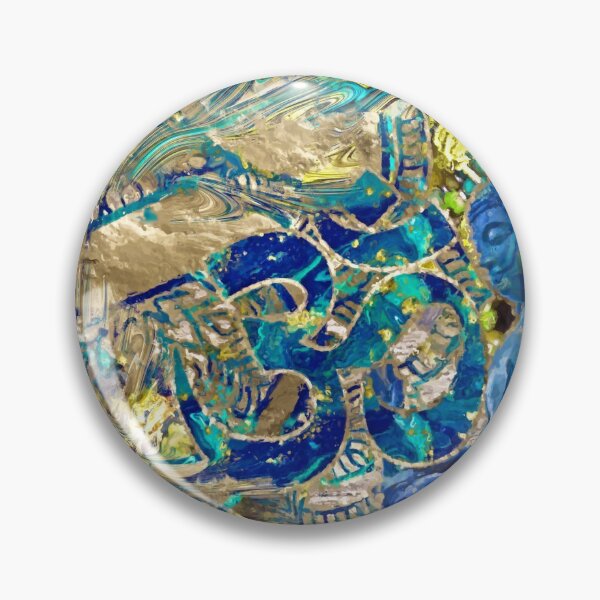 Item preview, Om symbol abstract gold and marble designed and sold by k9printart.
