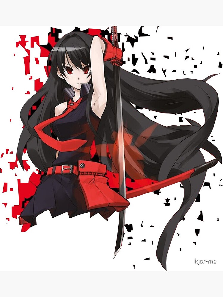 Anime Akame ga Kill wallpaper Greeting Card for Sale by igor-me