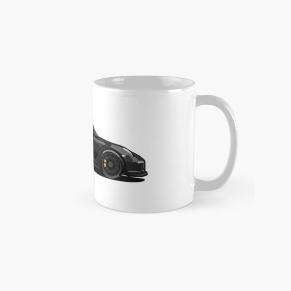 Porsche 911 GT3 RS Schwarz Original Design Tasse (Standard)