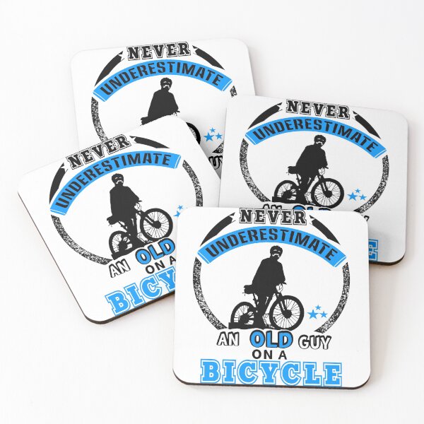 Item preview, Never Underestimate an old guy on a bicycle sport designed and sold by gideonm.