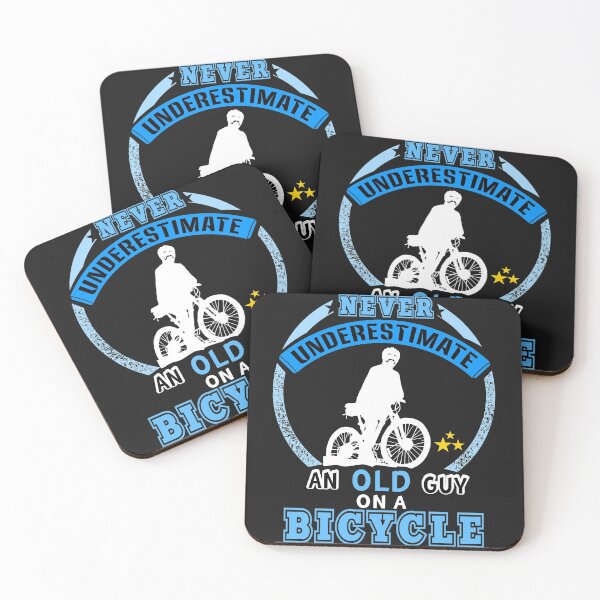 Item preview, Never Underestimate an old guy on a bicycle sport designed and sold by gideonm.