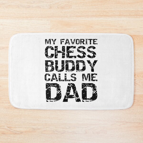Aperçu de l'œuvre Vintage My Chess Buddy Calls Me Dad Father's Day Gift créée et vendue par TNDesignStudio.