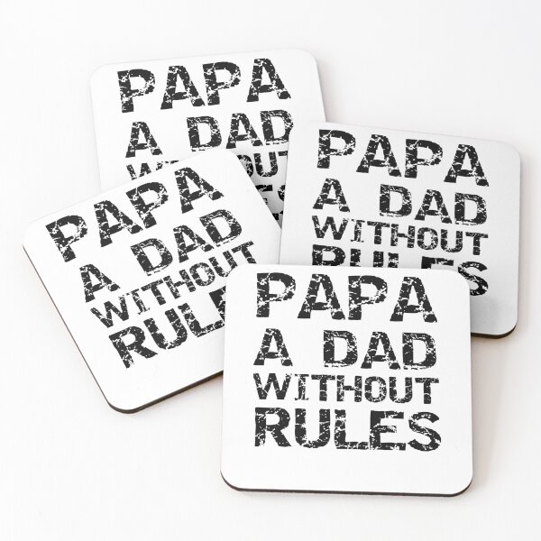 Aperçu de l'œuvre Vintage Papa a Dad without Rules Father's Day Gift créée et vendue par TNDesignStudio.