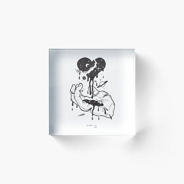 Don’t waste your time looking back you’re not going that way Acrylic Block