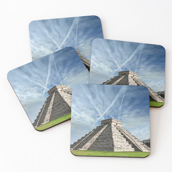 Item preview, Ancient Chichen Itza Mayan Kukulcan pyramid in Mexico designed and sold by Bruno Beach.