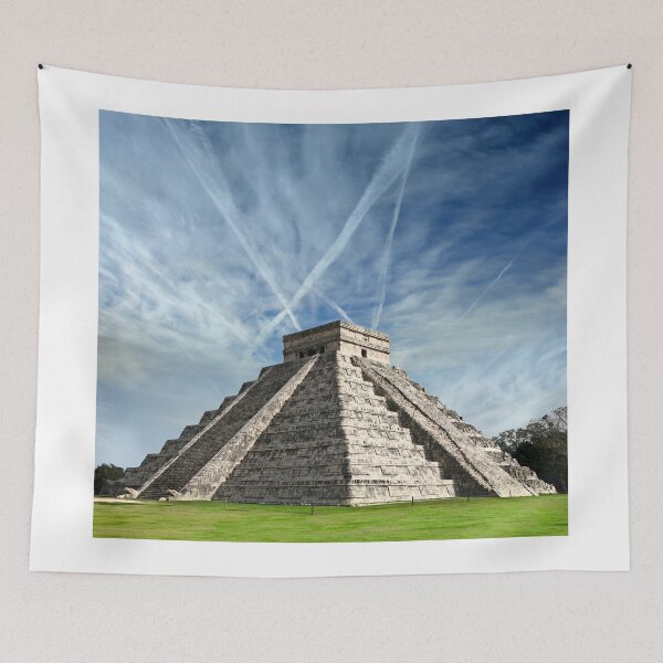 Item preview, Ancient Chichen Itza Mayan Kukulcan pyramid in Mexico designed and sold by Bruno Beach.
