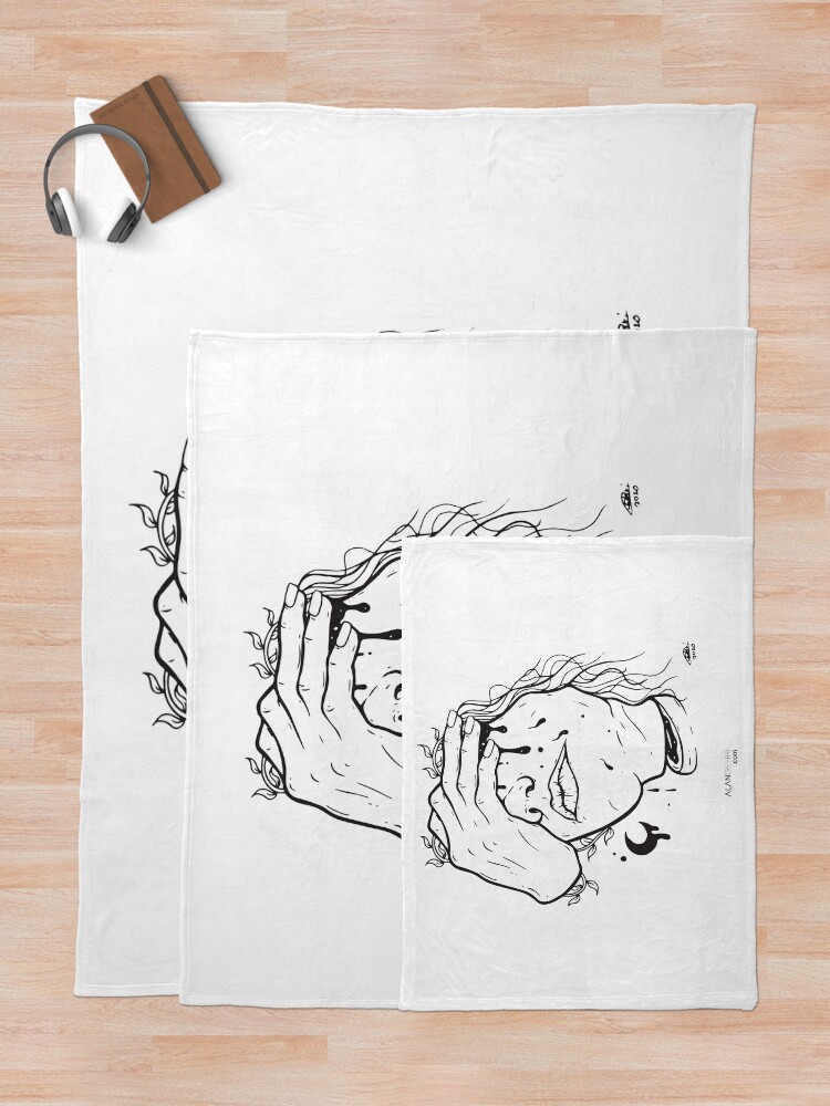 Alternate view of F*** I made a mistake Throw Blanket
