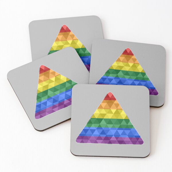 Item preview,  LGBT / gay flag as Detroit Become Human triangle logo designed and sold by jomateu99.