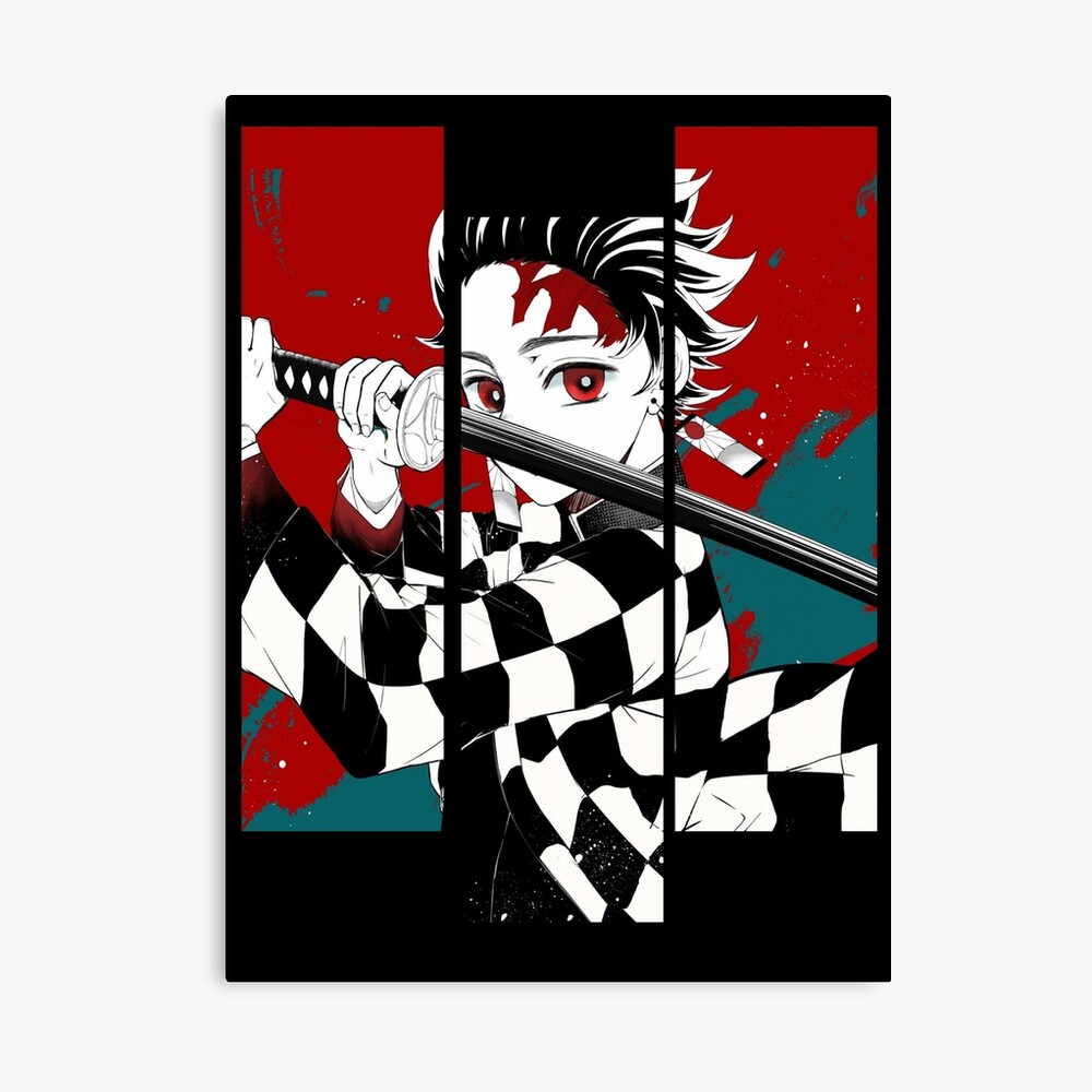 Vintage Demon Slayer Dark Fantasy Anime Character Tanjiro Kamado Photographic Print By Jeanniemark19 Redbubble