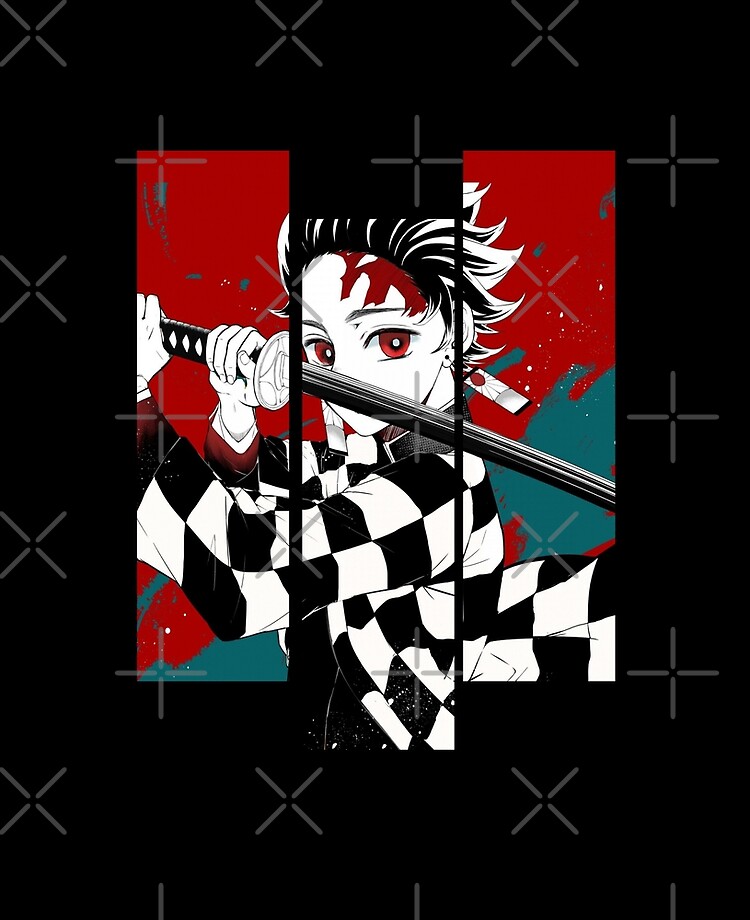 Vintage Demon Slayer Dark Fantasy Anime Character Tanjiro Kamado Ipad Case Skin By Jeanniemark19 Redbubble