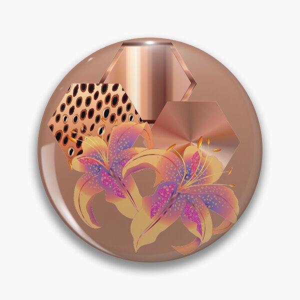 Item preview, COPPER LEOPARD PRINT &LILY. designed and sold by sana90.
