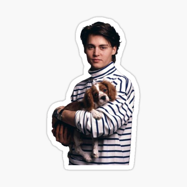 Puppy Depp Sticker