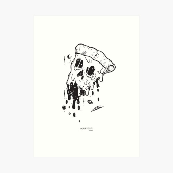 give me a slice Art Print
