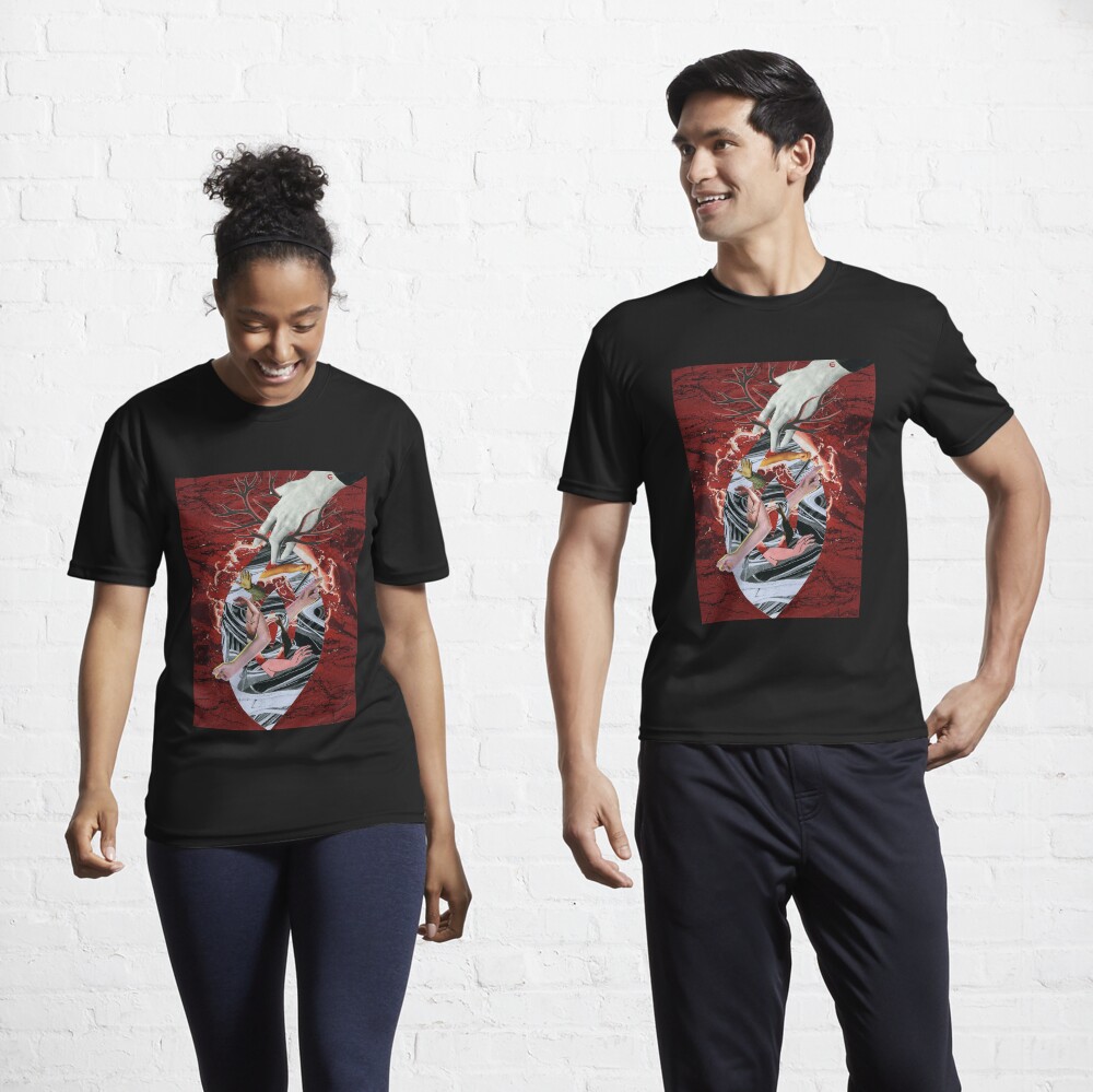 Aperçu de l'œuvre T-shirt respirant créée et vendue par atelierdeceza.