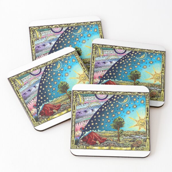 Item preview, Flammarion Engraving Flat Earth designed and sold by VectorDesigner.