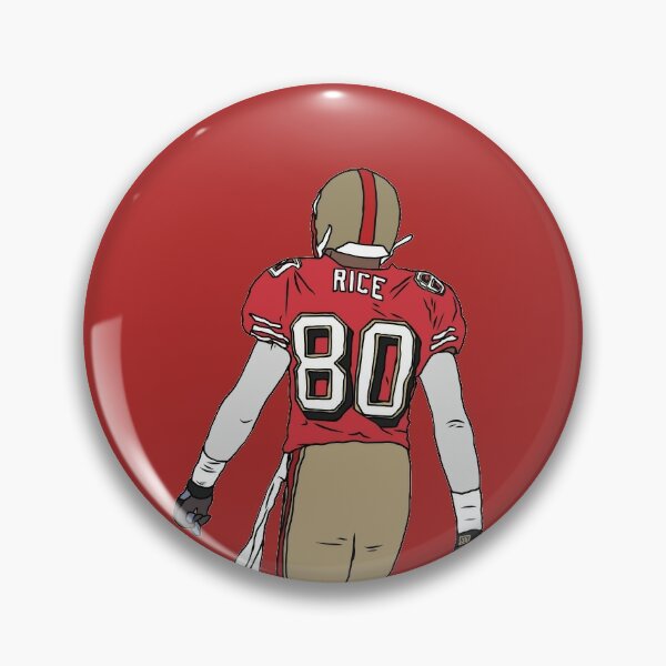 Jerry Rice Back-To Sticker for Sale by RatTrapTees