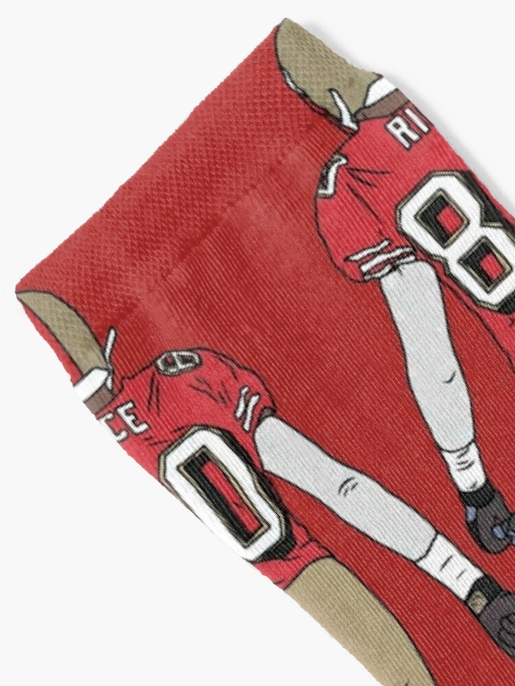 Jerry Rice Back-To Sticker for Sale by RatTrapTees