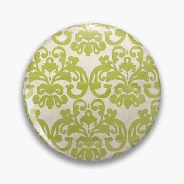 Artikelvorschau, Green Damask entworfen und verkauft von Rainbows Galore.