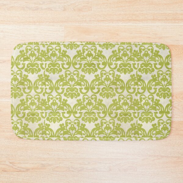 Artikelvorschau, Green Damask entworfen und verkauft von Rainbows Galore.
