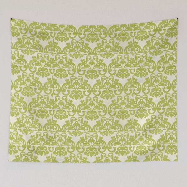 Artikelvorschau, Green Damask entworfen und verkauft von Rainbows Galore.