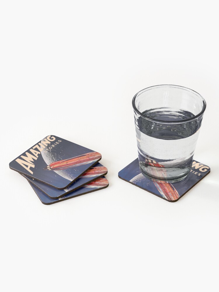 Alternate view of AMAZING STORIES SCIENCE FICTION Coasters (Set of 4)